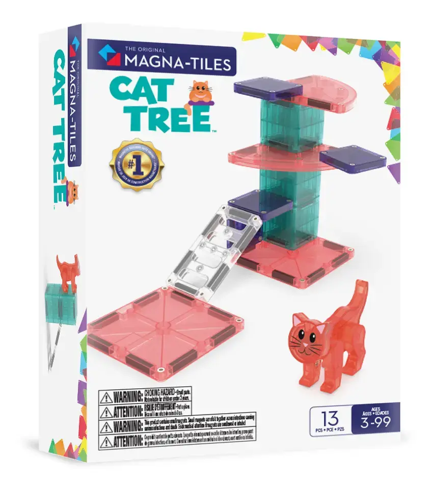 Magna Tiles Magnet Constructor Set Cat Tree 13 шт Photo 3