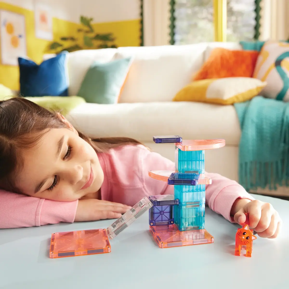 Magna Tiles Magnet Constructor Set Cat Tree 13 шт Photo 5