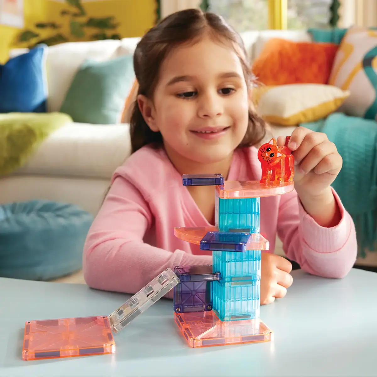 Magna Tiles Magnet Constructor Set Cat Tree 13 шт Photo 6