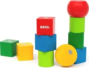 Конструктор BRIO Magnetic Blocks 30435 — цветные магнитные элементы