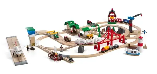 Vilciens BRIO Railway World Deluxe Set Photo 2