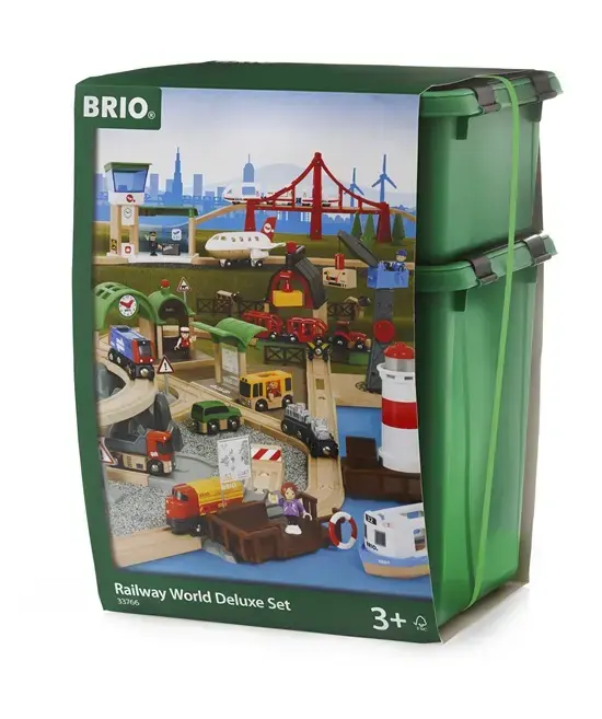 Vilciens BRIO Railway World Deluxe Set Photo 3