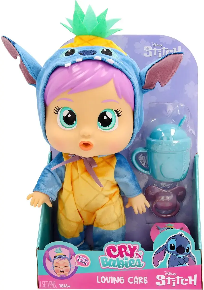 Bērnu lelle IMC Toys Cry Babies Loving Care Stitch Photo 5