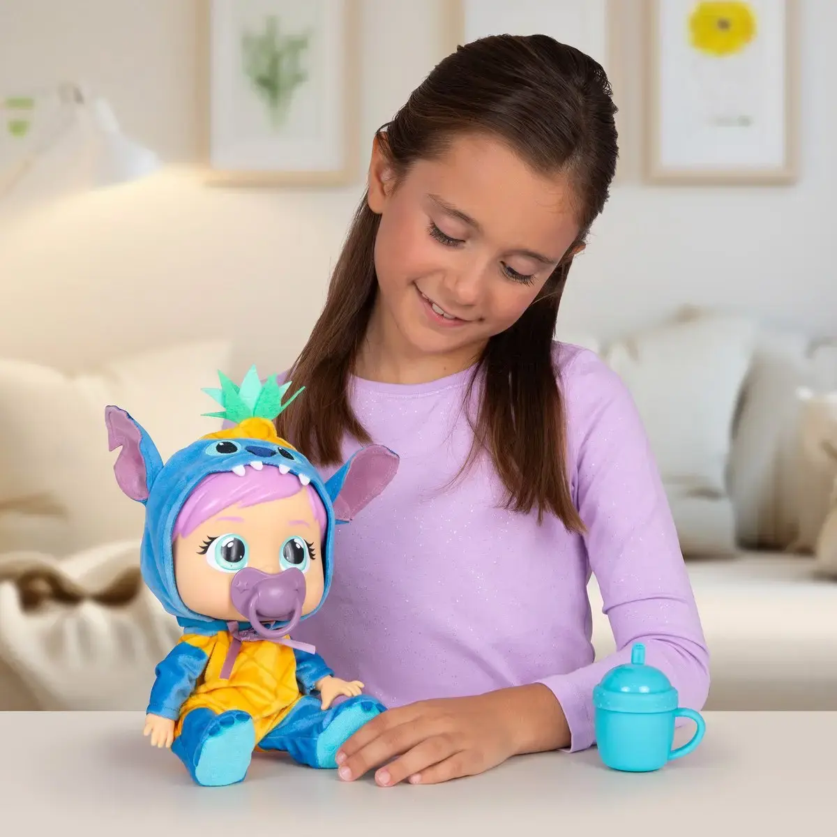 Bērnu lelle IMC Toys Cry Babies Loving Care Stitch Photo 7