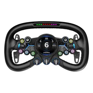 Racing wheel Moza Racing Vision GS Black Aluminium Carbon fibre Microfibre leather