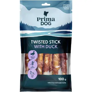 Лакомства для собак PRIMA Treat с уткой 11 x 100 г — мягкие лакомства для дрессировки, кусочки из утки