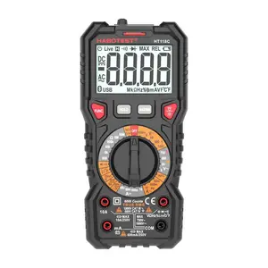 Digital multimeter Habotest HT118C with built-in flashlight, handheld measuring instrument