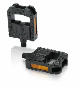 Bicycle Pedal XLC 2501840500 Black Orange Plastic PVC 80.5mm Width