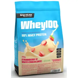 Sūkalbumīns Sportlife Whey100 700 g Baltā šokolāde