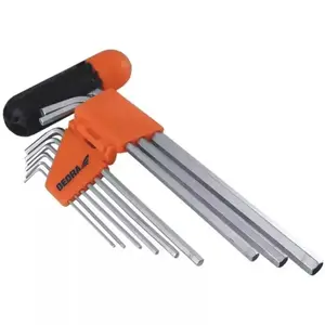 Hex key set DEDRA 0652 9 pcs durable materials reliable grip