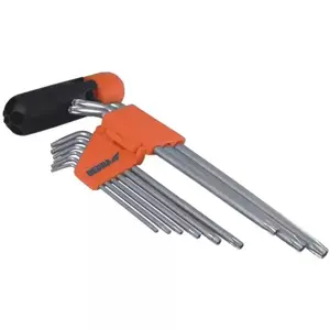 Hex Key Set Dedra 0654 9 Pieces Durable Grip Torque