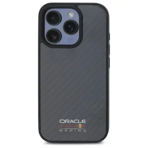 Hardcase Red Bull RBHMP16X24CFILSK maciņš iPhone 16 Pro Max 6.9" — oglekļa šķiedras apdare, MagSafe atbalsts