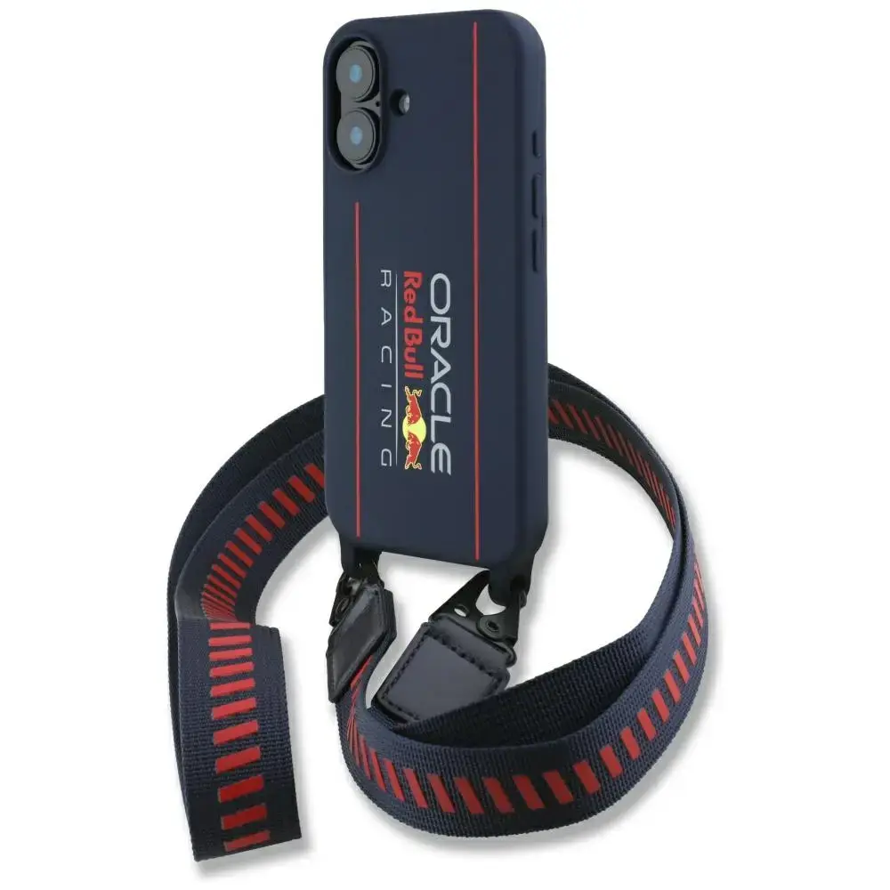 Силиконовый чехол с ремешком red bull iPhone 16 6,1" Photo 7