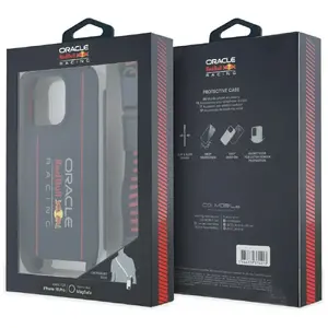 Phone case red bull Hardcase RBHMP16L24SISOLRV for iPhone 16 Pro 6.3" Silicone Strap Vertical Logo MagSafe Navy