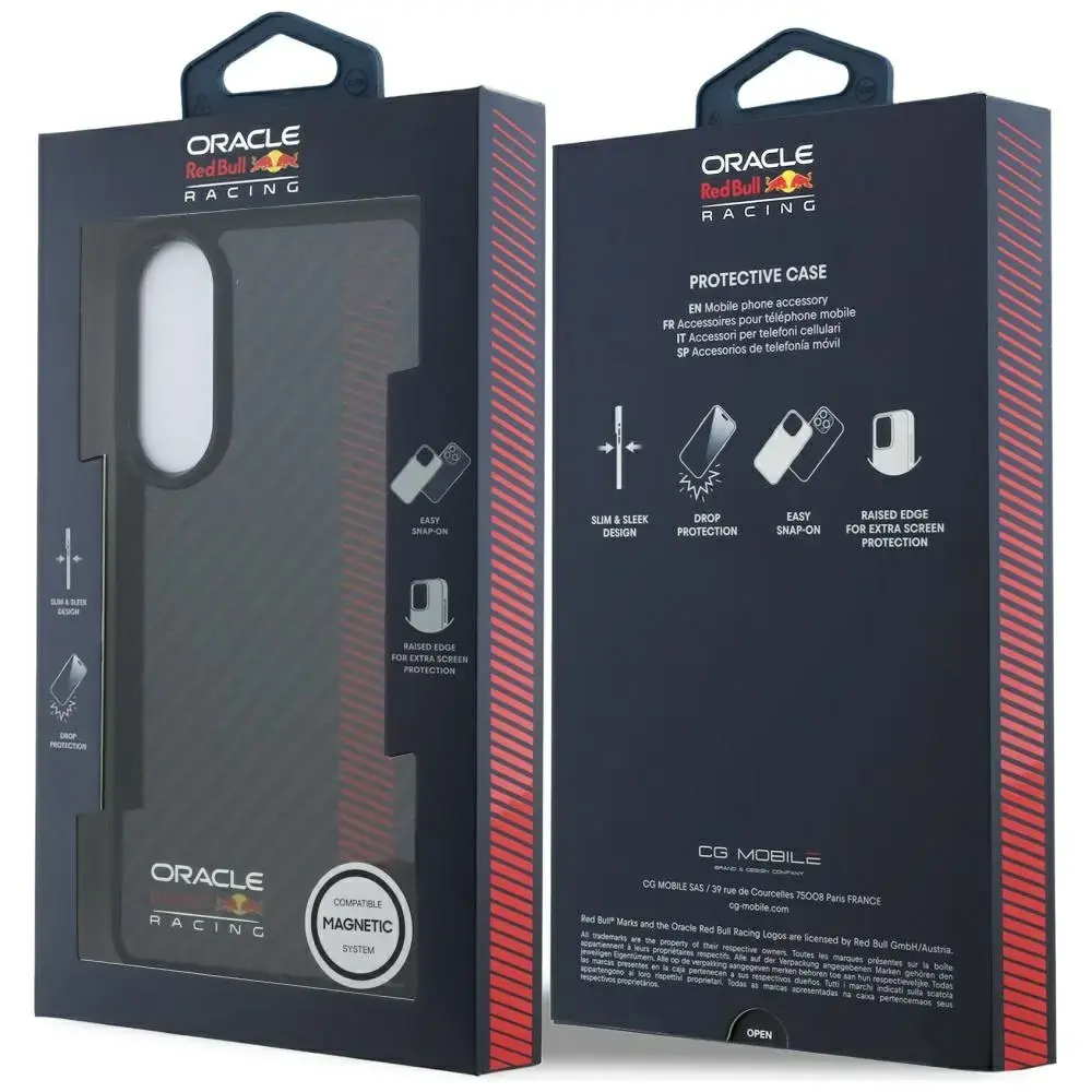 Чехол Red Bull Real Carbon Fiber Powerbar MagSafe для S25 Edge Photo 4