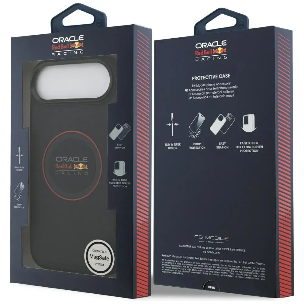 red bull MagSafe чехол iPhone 17 — сетчатый с красным кольцом Photo 7