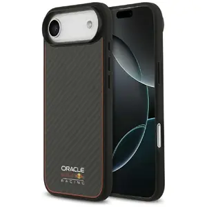 Чехол Red Bull RBHMP17M24CFOSK Kevlar Logo Matt MagSafe для iPhone Air чёрный