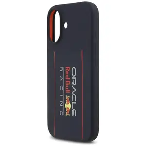Силиконовый чехол для iPhone 17 от red bull, Oversize с вертикальным логотипом, темно-синий
