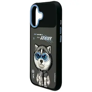Чехол Nimmy Cool&Cute 2.0 Wolf для iPhone 17 — чёрный