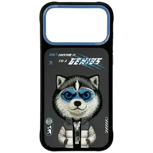 Чехол Nimmy Cool&Cute 2.0 Wolf для iPhone 17 Pro Max, чёрный