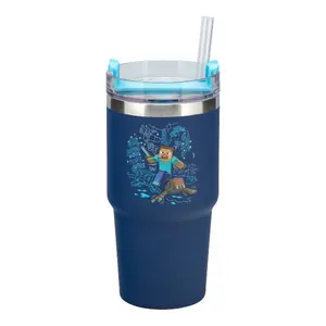 Drinking bottle Paladone Minecraft 600 ml — character-themed reusable water bottle