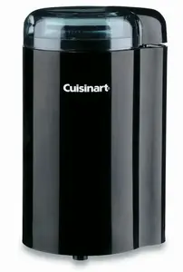 Cuisinart DCG20BKNE Blade Coffee Grinder in Black with Stainless Steel Material and Adjustable Settings