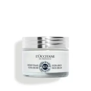 Face Moisturizer L'Occitane Shea Butter Ultra Rich Unisex 50 ml Cream