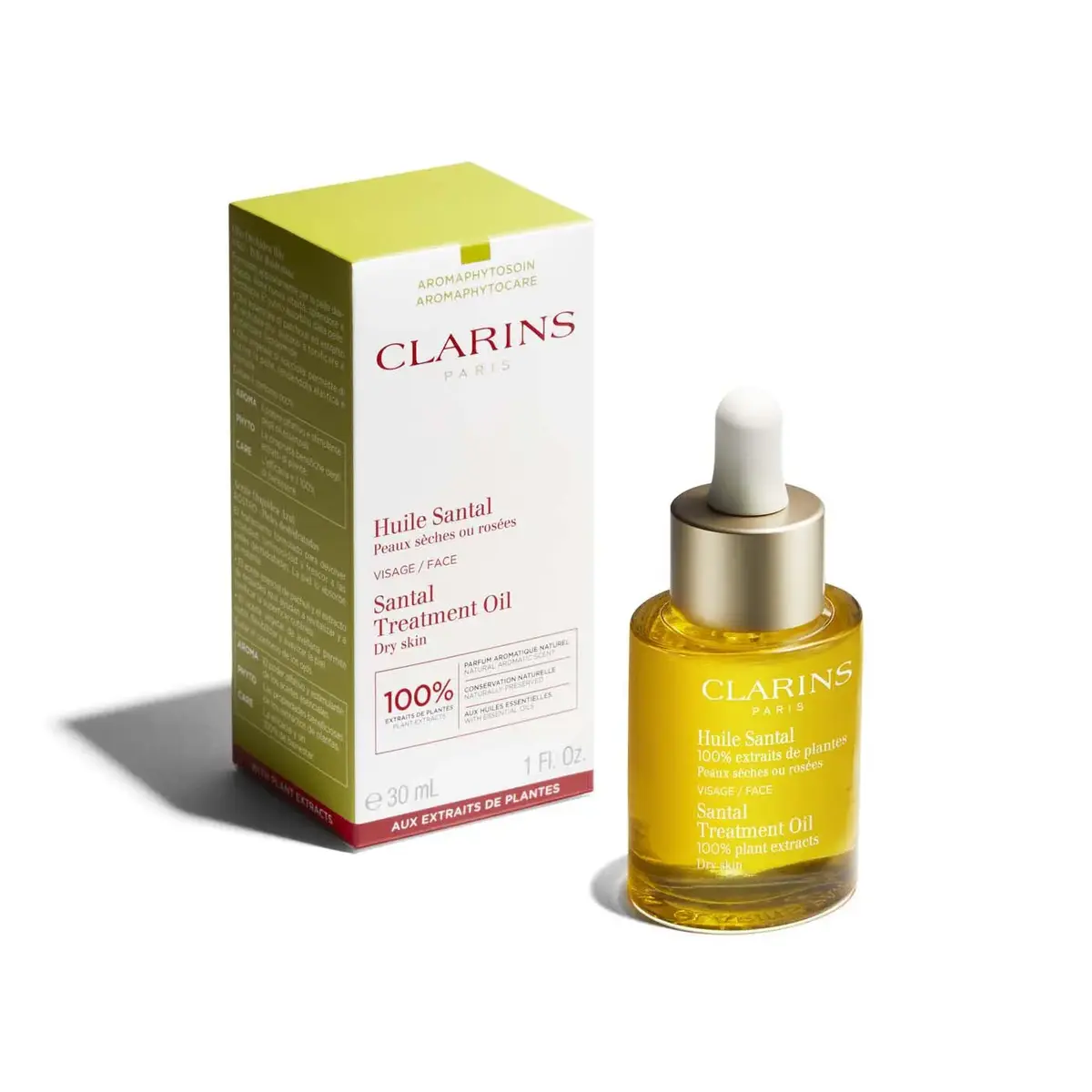 Face Oil Clarins Santal Treatment Oil 30ml Photo 6