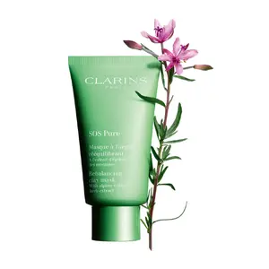 Attīroša maska Clarins SOS Pure 75 ml Krēms kombinētai taukainai ādai
