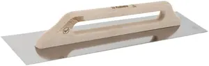 Stainless steel grater Kubala 130 x 580 mm with wooden handle