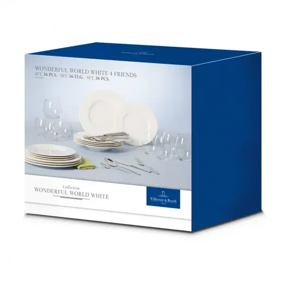 Набор посуды Villeroy & Boch Wonderful World White Photo 2