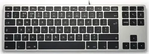 Keyboard Matias Mac Tenkeyless RGB Space Gray — compact tenkeyless Mac keyboard with RGB backlight