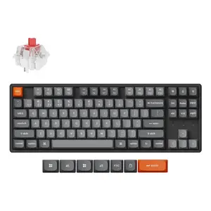 Keychron K8 Max Keyboard Universal USB RF Wireless Bluetooth QWERTY Nordic Black