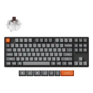 Клавиатура Keychron K8 Max Universal USB RF Wireless Bluetooth QWERTY Nordic Black