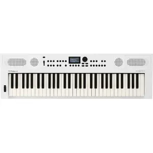 MIDI tastatūra Roland GO:KEYS 5 White 61 taustiņš USB Bluetooth