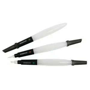 Water brush set Derwent Pinsel Multipack 3 pcs Black White