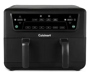 Cuisinart AFD10OBLE Karstā gaisa friteris Dubultais 10.4 L 2400 W Melns Skārienjūtīga vadība Regulējams termostats