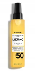 Saules eļļa Lierac Sunissime SPF50 ar zīdainu tekstūru — augstas aizsardzības saules eļļa