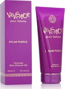VANNAS un DUŠAS želeja VERSACE Dylan Purple Pour Femme 200 ml - aromatizēts dušas želeja