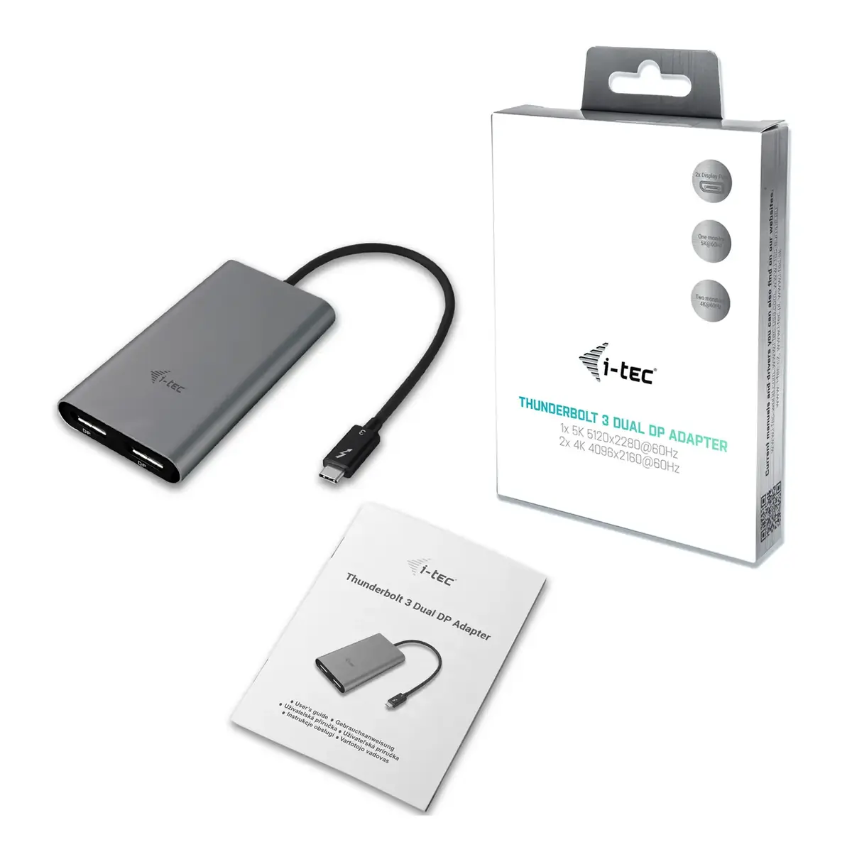i-tec Thunderbolt 3 Dual DP Video Adapter Photo 4