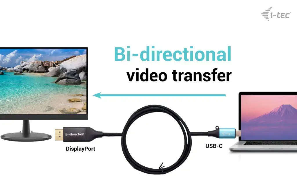i-tec USB-C DisplayPort двунаправленный адаптер Photo 3