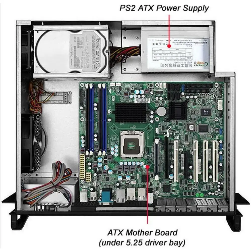 Server Chassis Techly I-CASE MP-P4HX-BLK6 Photo 6