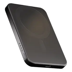 Повербанк ZENS Pro 1 Slim 5000 mAh Беспроводная зарядка Черный
