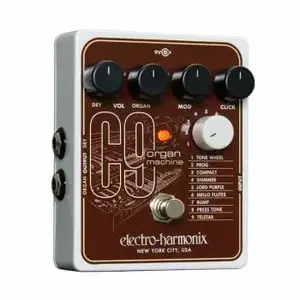 Effects Pedal Electro-Harmonix C9 Brown Guitar DC 100 mA