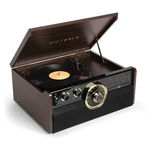 Belt-drive audio turntable Victrola Empire Brown MDF