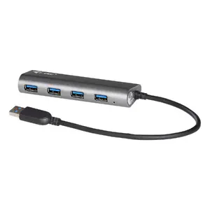 USB хаб i-tec Metal Superspeed USB 3.0 4-Port Hub 5000 Mbit/s Серый
