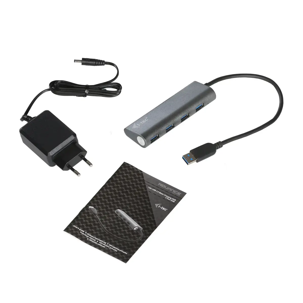 USB хаб i-tec Metal Superspeed USB 3.0 4-Port Hub Photo 5