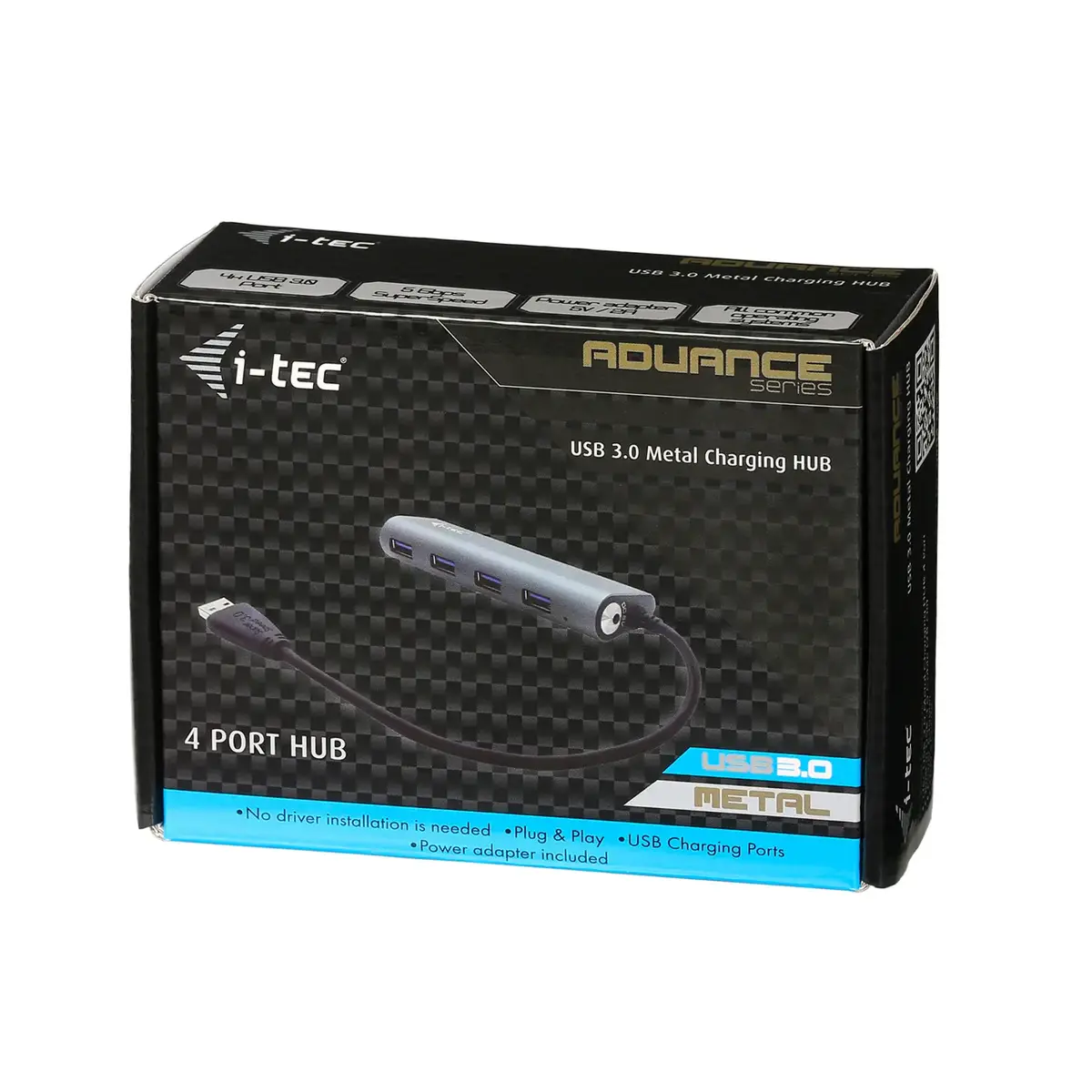 USB хаб i-tec Metal Superspeed USB 3.0 4-Port Hub Photo 6