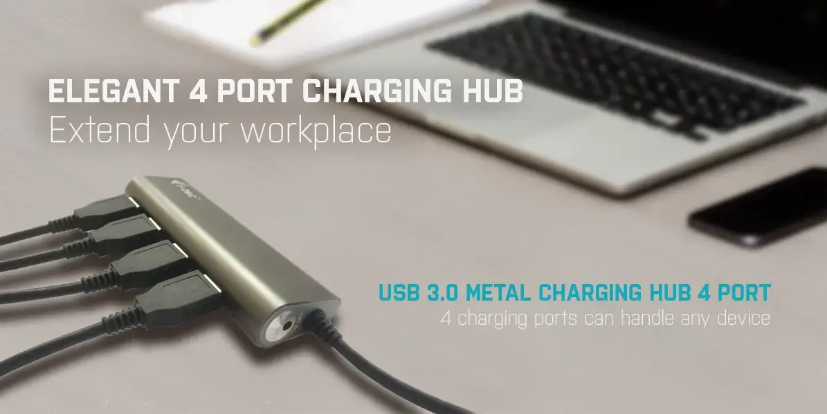 USB хаб i-tec Metal Superspeed USB 3.0 4-Port Hub Photo 9