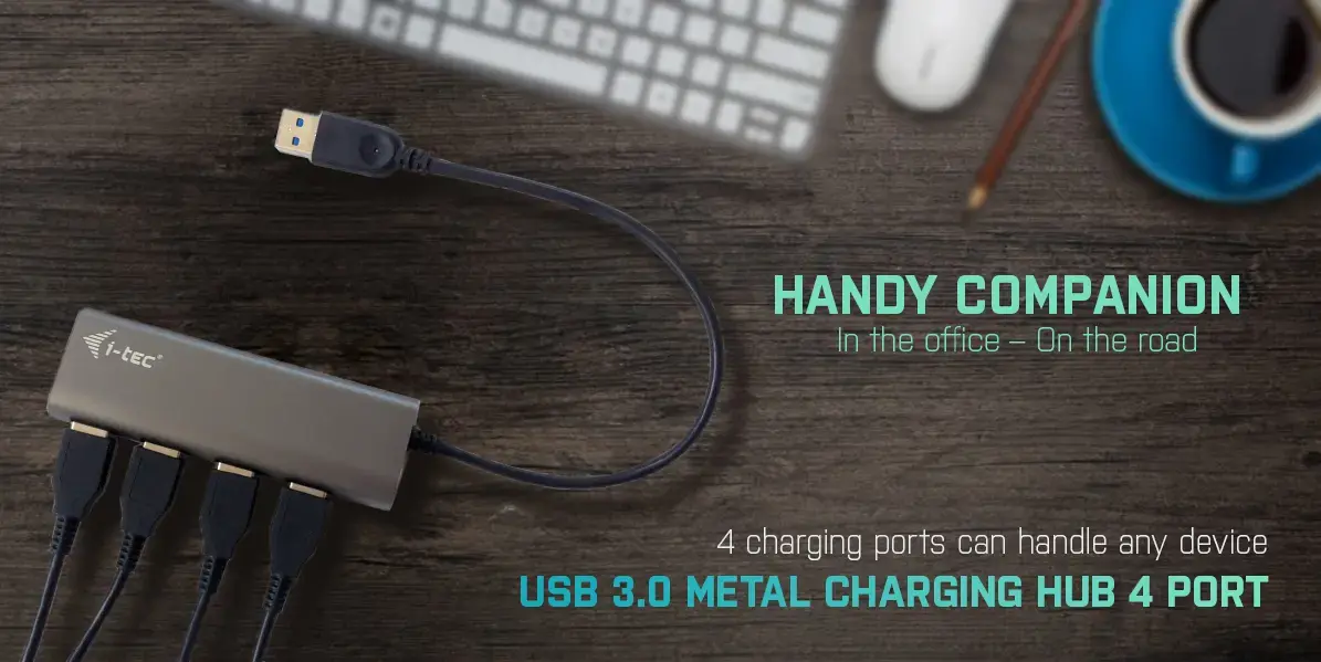 USB хаб i-tec Metal Superspeed USB 3.0 4-Port Hub Photo 10